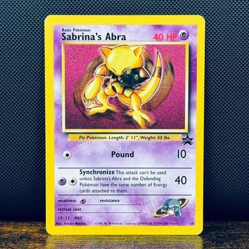 Pokémon Card - Sabrinas Abra 19 – Pokémon, Nieuw
