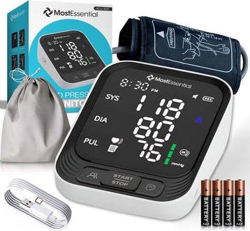 2dekans | MostEssential Premium Bloeddrukmeter Bovenarm -, Diversen, Ophalen of Verzenden, Nieuw