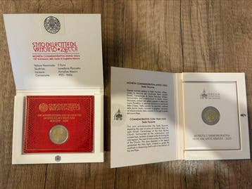 Vaticaan. 2 Euro 2024/2025 Guglielmo Marconi + Sede