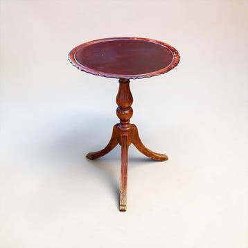 Bijzettafel - Victoriana - Hout - driepootstatief