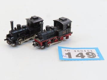 Minitrix N - o.a. 2914 - Tender locomotief (2) - 2x T3 - DRG, Hobby en Vrije tijd, Nieuw