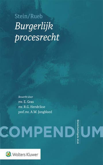 Compendium van het burgerlijk procesrecht 9789013172553, Verzenden, Stein/Rueb