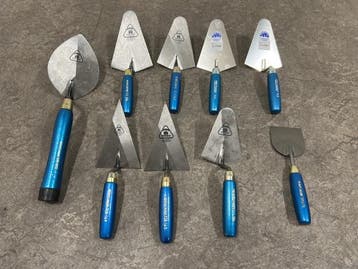 Veiling - Jung Henkelmann stukadoorstroffels set 9-delig, Nieuw