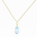 Ketting met hanger - 14 karaat Geel goud - Spinel