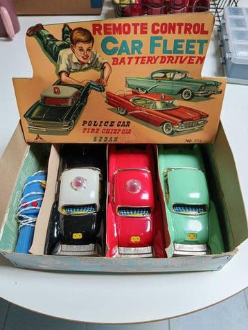 Kaname Sangyo - Blikken speelgoed - Remote Control Car Fleet