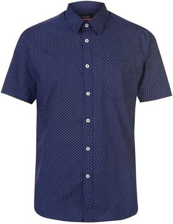 2dekans | Pierre Cardin - Shirt short sleeves - Navy/White -, Ophalen of Verzenden, Nieuw