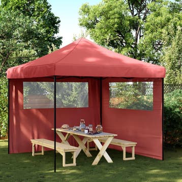 vidaXL Partytent inklapbaar pop-up met 2 zijwanden, Verzenden, Nieuw