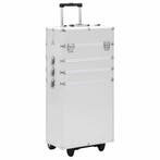 vidaXL Make-up trolley aluminium zilverkleurig, Verzenden