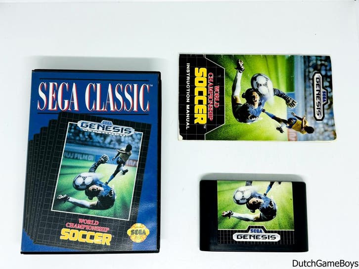 Sega Genesis - World Championship Soccer - Sega Classic, Games en Spelcomputers, Spelcomputers | Sega, Gebruikt, Verzenden