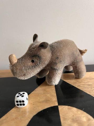 Steiff - Jouet Neushoorn - 1960-1970 - Allemagne, Antiek en Kunst