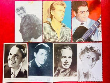 France - Artistes - Acteurs, pop et variétés - Carte postale, Verzamelen, Gelopen