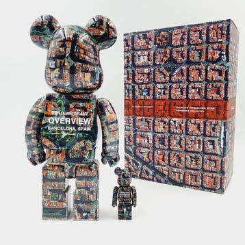 Medicom Toy x Benjamin Grant - Be@rbrick 400% 100% Barcelona, Antiquités & Art