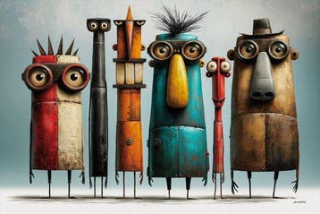 Giancarlo Colombo - GCD Art - Weirdos #101