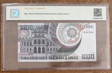 Oostenrijk. - 1000 Schilling - 1983 - Pick 152a (Zonder