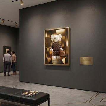 AT9 - KAWS x Louis Vuitton - Canvas 70x50cm - 9/15, Kinderen en Baby's, Speelgoed | Duplo en Lego, Nieuw