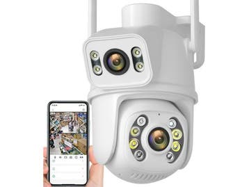Veiling - Dual lens camera - QXGA - 2x 3MP - wit, TV, Hi-fi & Vidéo, Caméscopes numériques