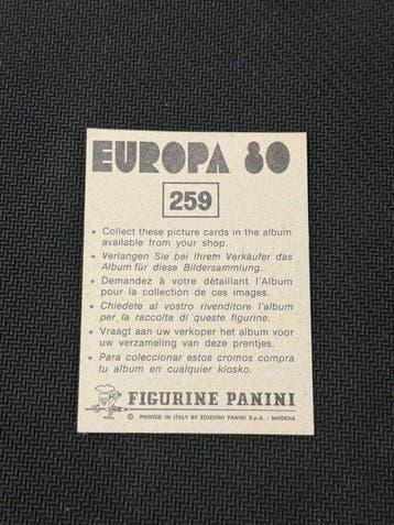 1980 Panini Europa 80 Badge Wales Sticker - Light Played