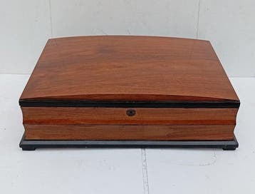 Doos - Hout - Houten kist met 2 lades