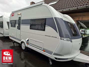 HOBBY De Luxe 460 UFe, Kachel, Tot en met 4, Frans bed