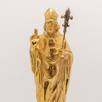 Bisschop, bronze, 19e siècle, Nicolaas - Bronze - 1850-1900, Antiquités & Art