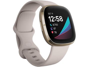 Fitbit Sense - Smartwatch - Stressmeting GPS - Goud (Beige, Verzenden, Nieuw, Fitbit