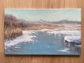 Gerard Kramer (1952) - Sneeuw landschap