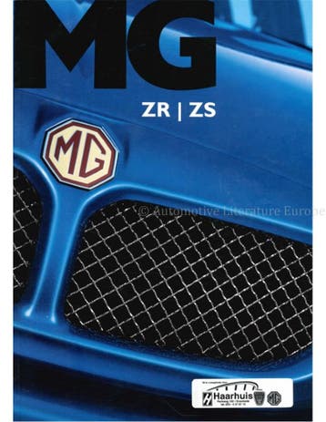 2003 MG ZR | ZS BROCHURE NEDERLANDS