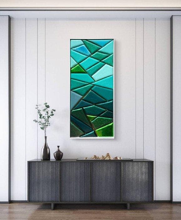 Maria Ruisi - Éclat d’Émeraude, Antiek en Kunst, Kunst | Designobjecten