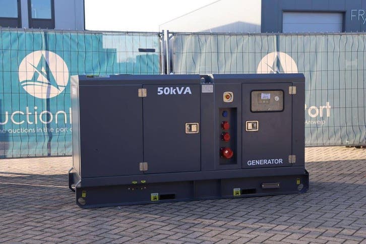 ② Veiling: Generator Ricardo GF2-W55 Diesel 50kVA 2026 Nieuw — Machines ...