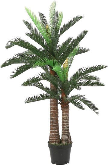 2dekans | Mica Decorations grote Cycas Palm kunstplant -, Ophalen of Verzenden, Nieuw
