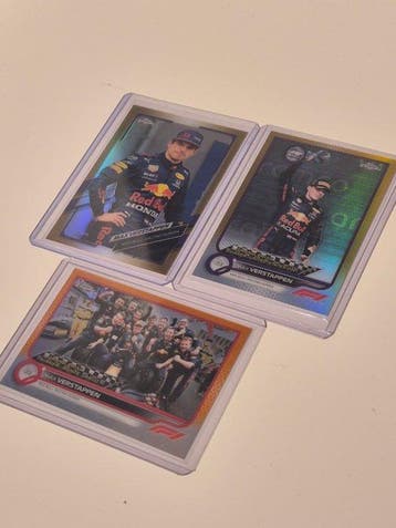 2021/22 Topps Chrome Max Verstappen Foil, Carte parallèle,, Nieuw