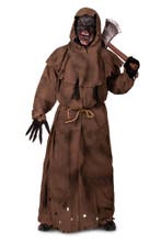 Kostuum Zombie Monnik Bruin Pak Zombiepak Masker Horror Cape, Ophalen of Verzenden, Nieuw