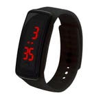 Fako® - Kinderhorloge - LED Digital - Zwart, Bijoux, Sacs & Beauté, Montres | Enfants, Verzenden