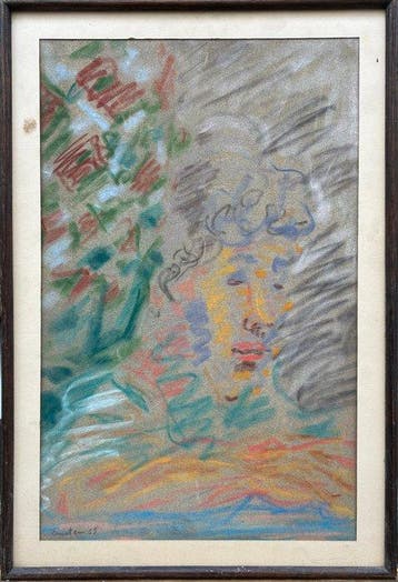 William Einstein (1907-1972) - Autoportrait - Portrait, Antiek en Kunst