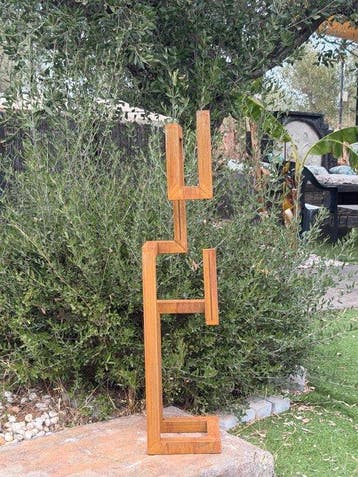 Ana Lucia B.M - Sculpture Corten - XL - No Reserve