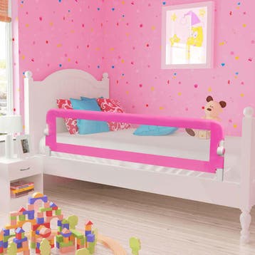 vidaXL Bedhekje peuter 150x42 cm roze, Verzenden