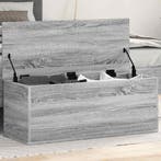 vidaXL Opbergbox 90x35x35 cm bewerkt hout grijs sonoma, Verzenden