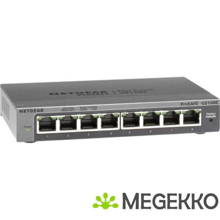 Netgear GS108E, Computers en Software, Overige Computers en Software, Nieuw, Verzenden