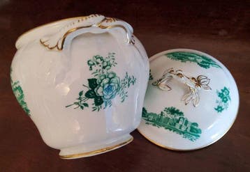 Minton Staffordshire - Service à thé - porcelaine fine à, Antiquités & Art