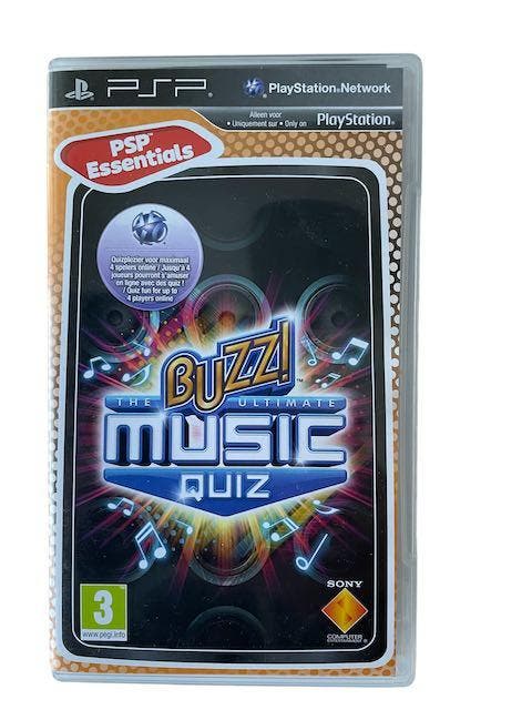 Buzz!: The Ultimate Music Quiz (PSP Essentials) (PSP), Consoles de jeu & Jeux vidéo, Jeux | Sony PlayStation Portable, Envoi