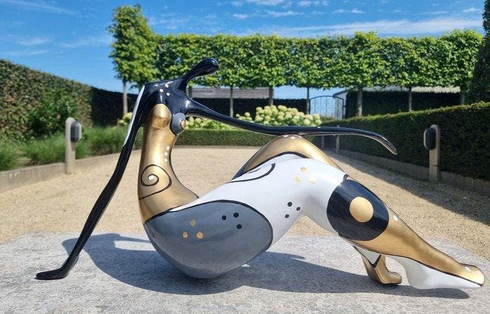 Beeldje - Glasvezel, Antiek en Kunst, Kunst | Designobjecten