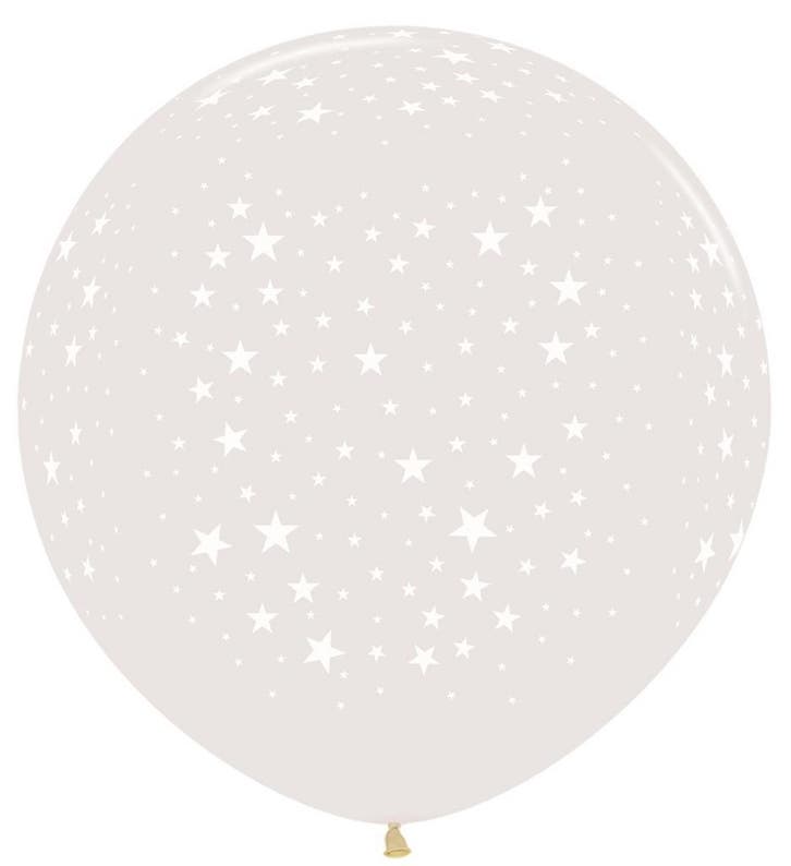 Ballonnen Stars Crystal Clear 91cm 2st, Hobby & Loisirs créatifs, Articles de fête, Envoi