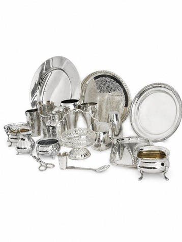 Tafelservies (20) - Zilver, Verzilverd - Mooie tafelobjecten, Antiek en Kunst