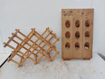 Wijnrek (2) - Hout, Antiek en Kunst