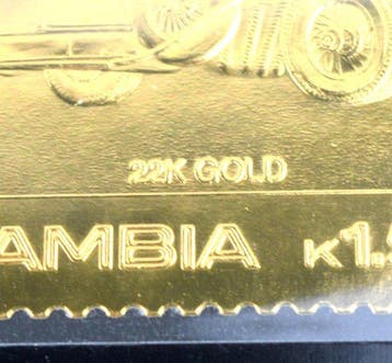 Zambie. Medal Automobiles 100 Years - Duesenberg SJ -
