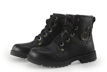 Durlinger Veterboots Meisjes in maat 27 Zwart, Verzenden, Schoenen
