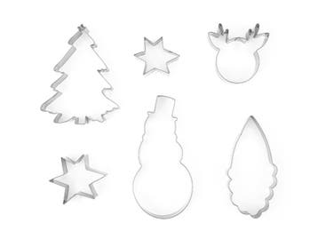 Kerst Koekvormpjes 6 delig, Verzenden