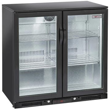 Barkoelkast | BACK BAR | 201L | Zwart | +1°C/+10°C |, Verzenden