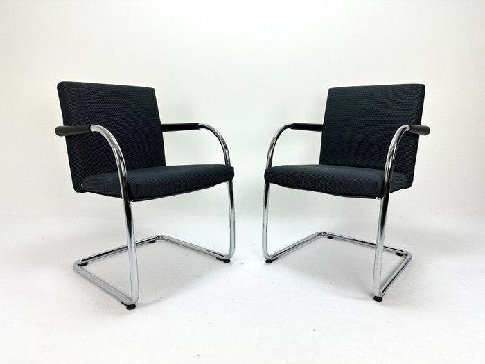 Vitra - Stoel - Visasoft - Staal, Textiel, Antiek en Kunst, Antiek | Meubels | Stoelen en Sofa's