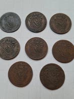 België. Leopold I. 2 Cents 1835-1865 (lot of 8 coins)